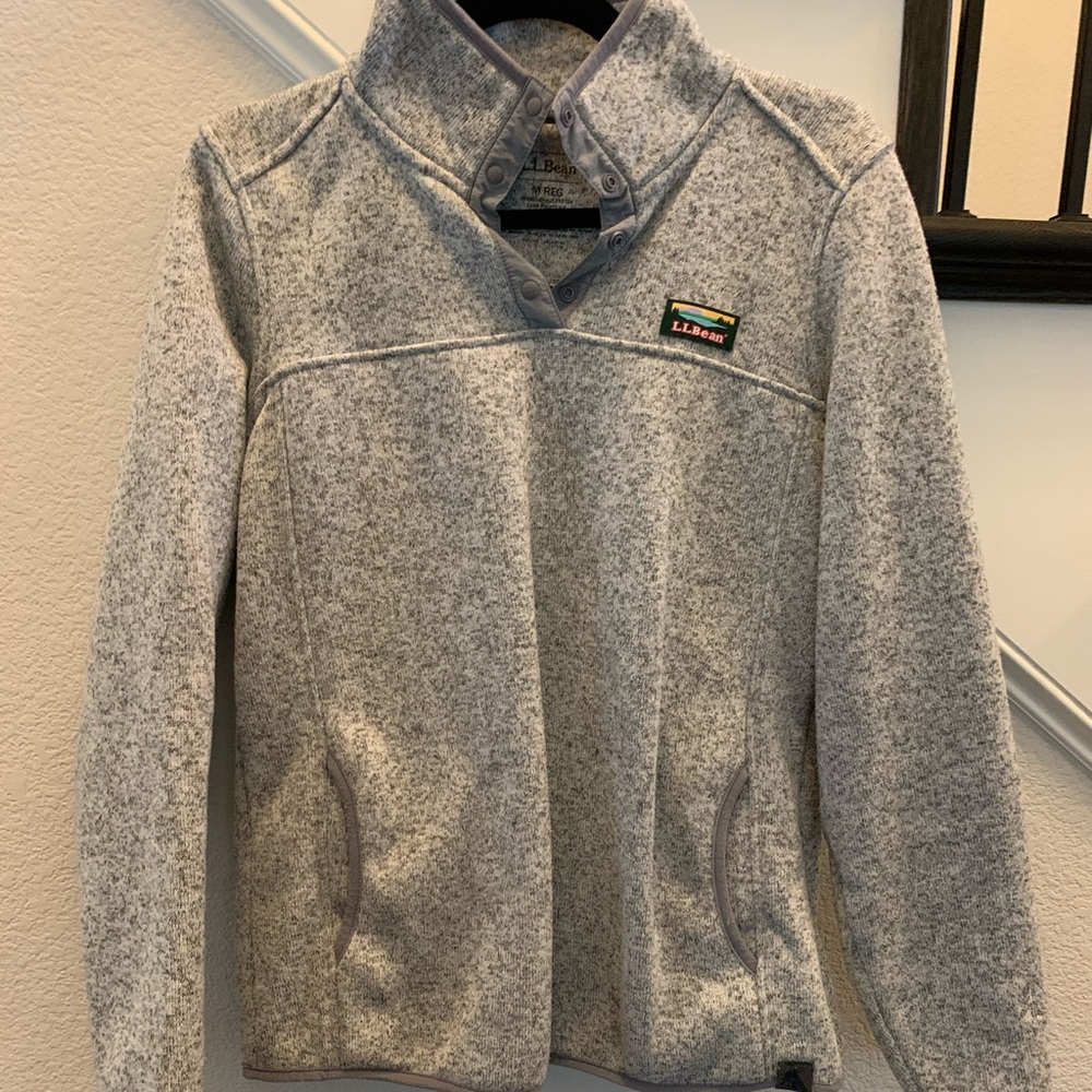 LL Bean fleece pullover